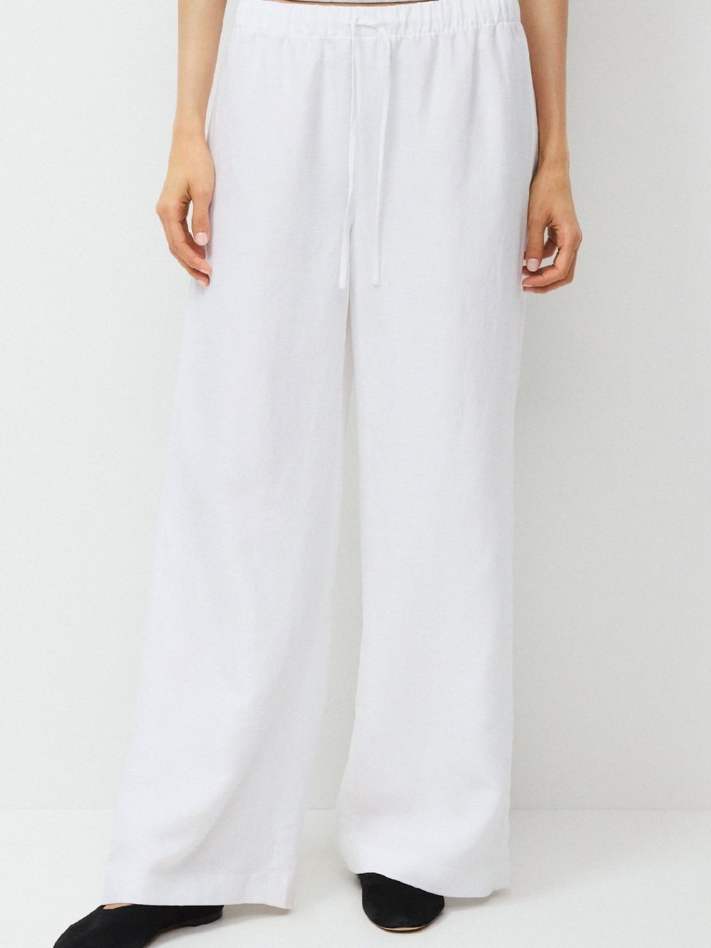 Aritzia Lodge Pants White CruiseLinen
